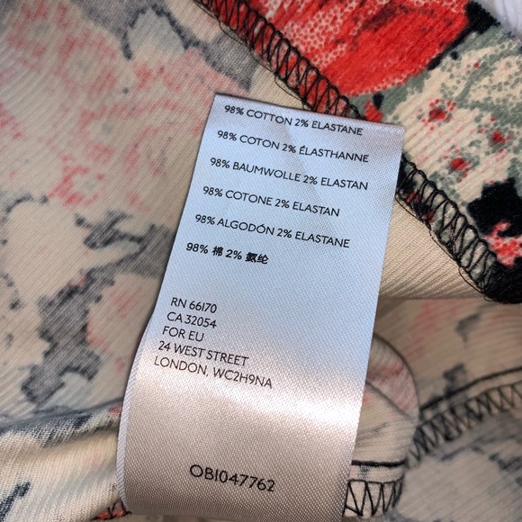 Free People Kapowski Mini Floral Rose Dress Size 0 - Picture 12 of 15